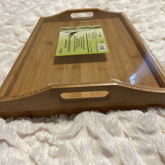 Foldable bamboo breakfast table - Picture 5 of 6